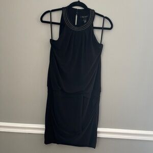 White House Black Market Black Halter Dress